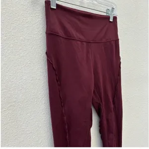 NWT Free People Maroon Movement Leggings‎ thumbnail 3