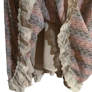 Free People Boho Trapeze Lace Top Size Large thumbnail 7