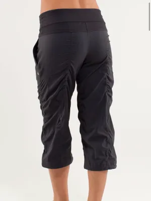 Lululemon Studio Crop Deep Coal Size 8 thumbnail 2