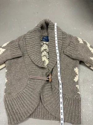 American Eagle Outfitters Y2K Gray Nordic Grandmacore Womens XL thumbnail 3