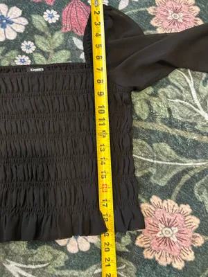 Express sheer puff sleeve top  thumbnail 7