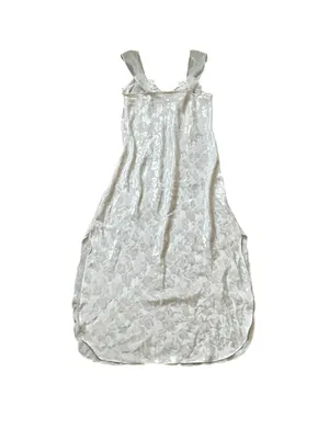 Vintage Pink Satin Slip Dress Lace Embroidery Fairy Feminine Coquette Romantic thumbnail 5