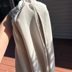 Cream wide leg pants size XXS thumbnail 10