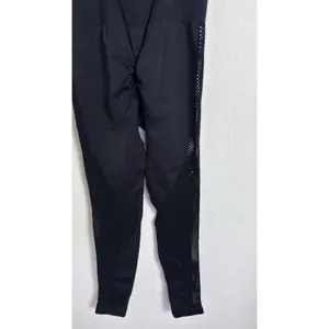 Innovista Womens Black Mesh Jumpsuit Size S Yoga Workout Unitard One-Piece thumbnail 6
