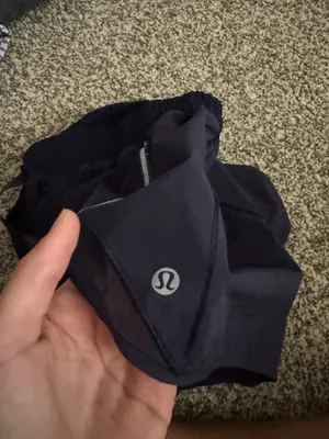 Navy Blue Lululemon Hotty Hot Shorts 4" thumbnail 4