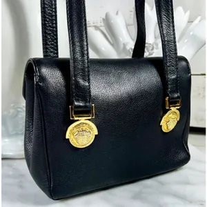 Gianni Mini Leather Medusa Medallion Shoulder Bag thumbnail 6