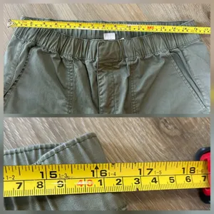 Gap Womens Pants Green Size Large Easy Pant Wide Leg Utility Cotton Blend thumbnail 9