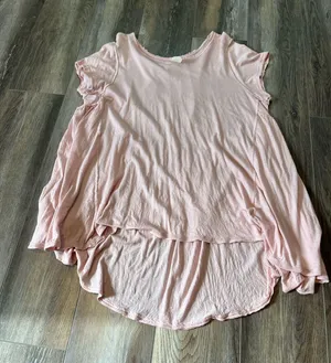 Free People We The Free It’s Yours Tee in Pink thumbnail 1