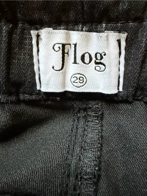 BEVY FLOG Shely Black Original Pants Size 29 | Drawstring Jogger Stretch thumbnail 10