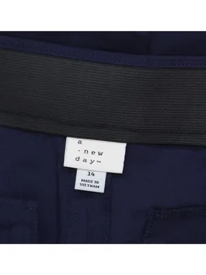 A New Day Womens High-Rise Skinny Ankle Pull-on Pants 93011556 Navy Blue 14 thumbnail 4
