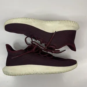 Adidas Size 10 Tubular Shadow Maroon Burgundy Knit Sneakers CQ2461 Low Top Shoe thumbnail 5
