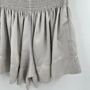 KOCH Erica Shorts Women's‎ Size Small Skirt Skort Pleated Silver Gray Pull On thumbnail 8