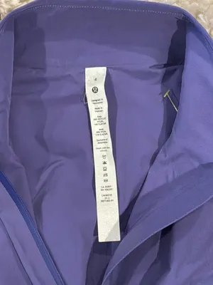 #44 NWOT Lululemon Fast And Free Windbreaker Women's Purple Active Jacket Size 4 thumbnail 9