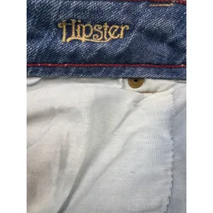 American Eagle Hipster Jeans Womens 12 Reg Blue Flare Leg Y2K Vintage 2002 thumbnail 4