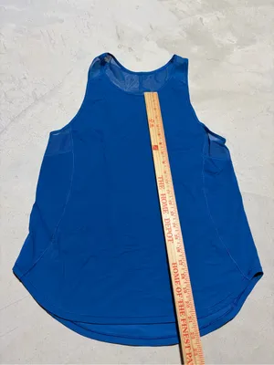 Lululemon Royal Blue athletic Tank Top thumbnail 4