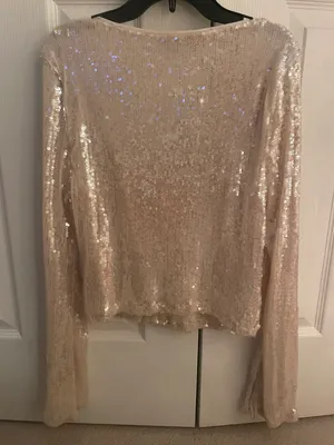 Wild Fable Long Sleeve Sequin Top thumbnail 2