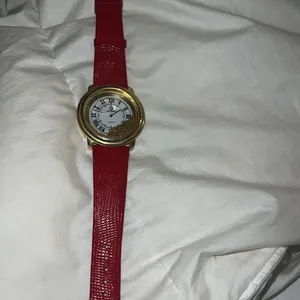 Beautiful Gordano Watch with Dancing Beads Red thumbnail 2