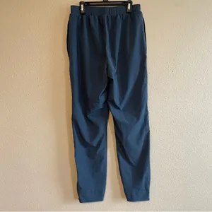 New‎ Balance Womens Slate Blue Tapered Athletic Jogger Pants Ankle Zip Size S thumbnail 5