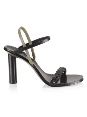 Rag & Bone Infinity cylinder braided black shoes High Heels size 36 thumbnail 2