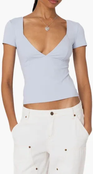 Edikted Katia V-Neck Top thumbnail 1