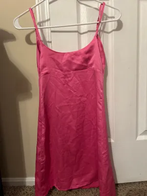 Pink satin dress Size XXS thumbnail 2