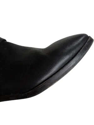 Stuart Weitzman Leather Expert Moto Boots Black Size 6 Retail $595.00 thumbnail 5