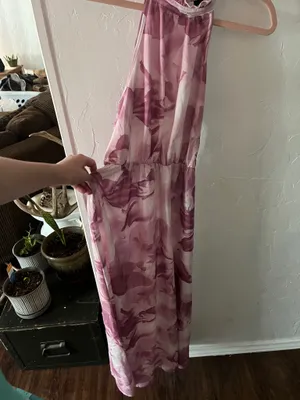 Ladies floral dress thumbnail 4