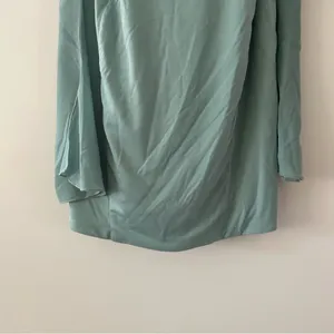 Oh Polly Clementine Cold Shoulder Mini Dress in Teal Size 2 NWT thumbnail 5