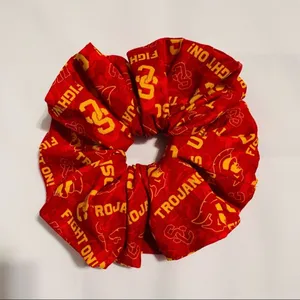 Handmade USC‎ Trojans Inspired Oversized Scrunchy thumbnail 2