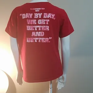 Red Nebraska Huskers Adidas Short Sleeve Tee (M) thumbnail 5