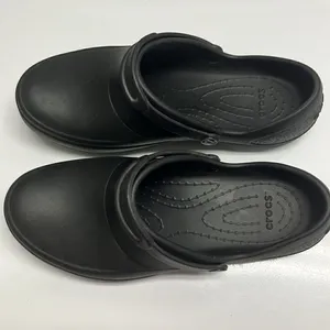 Crocs Black Mercy Slip On Slip Resistant Chef/Medical Work Shoes Women's Size 11 thumbnail 2