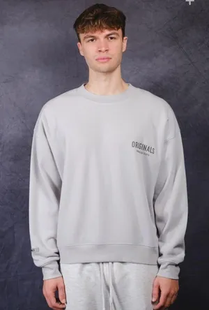 Brooklyn Cloth Originals Crewneck Grey thumbnail 1