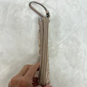 Coach Tan and Pink Signature Wristlet Clutch thumbnail 13
