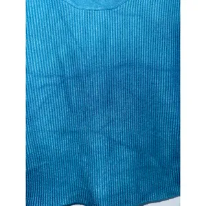 Abercrombie & Fitch Blue Ribbed Knit Sleeveless Cami Tank Top Women Size Medium thumbnail 5