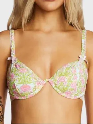 Dippin Daisys cottagecore bikini top thumbnail 1