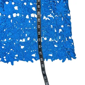 Endless Rose Lace Blue Sleeveless Cami Midi Dress SMALL in Ocean Blue thumbnail 9