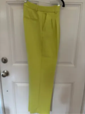 Christian Lacroix Lime-Chartreuse Wide-Leg Trousers thumbnail 5