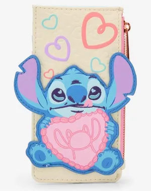 Loungefly Stitch &‎ Angel Be Mine Large Card Holder Wallet thumbnail 1