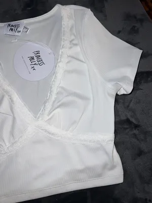 Princess Polly Sanjana Top in White thumbnail 7