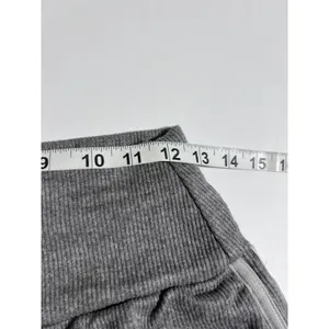 Halara Ribbed SoCinched High Waisted Tummy Control Drawstring Wide Leg Pant S Re thumbnail 8