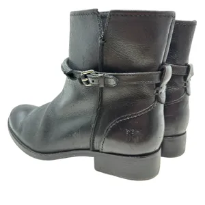 Frye Melissa Seam Short Boots‎ Leather Black Size US 6 thumbnail 13