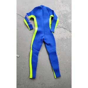 Vintage O'NEILL NEON + Blue 3/2 MM Full Wetsuit Surf Zipper USA Made Sz SMALL thumbnail 13
