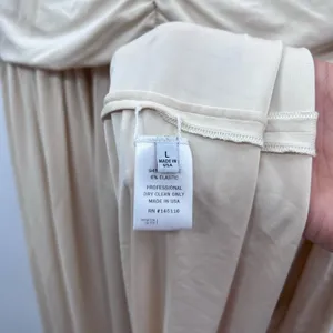 Rosetta Getty Ruched Ivory Strapless Dress thumbnail 7