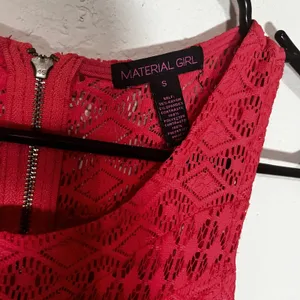 Material Girl Red Maxi dress Layered Mini Skirt‎ Sleeveless size S illusion thumbnail 8