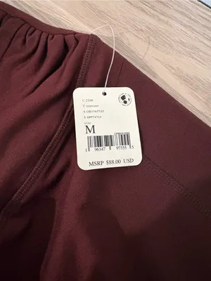 Free People Leggings in Color Espresso Size Medium Brand New thumbnail 4