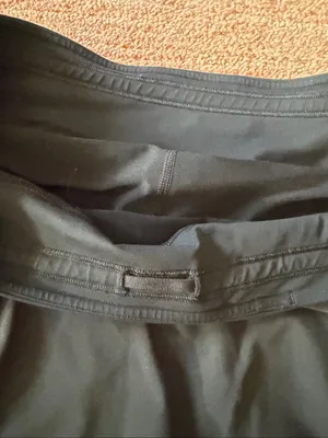 Lululemon Black Mini Athletic Skort Built-In Shorts Side Pockets Estimated L thumbnail 5