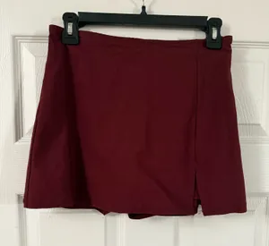 Wild Fable Burgundy Skort thumbnail 2