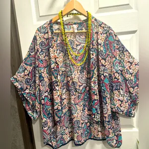 Xhilaration Kimono Floral Print for Women Size XL thumbnail 1