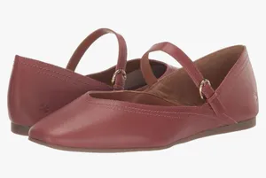 Lucky Brand Women's Albajane Mary Jane Ballet Flat Gold Accent in Henna sz 7.5 M thumbnail 2