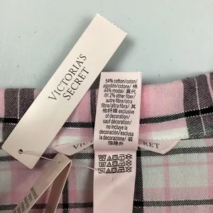 Victoria's Secret Plaid Pajama Top Lightweight Flannel Cotton Modal Med New with tag thumbnail 6